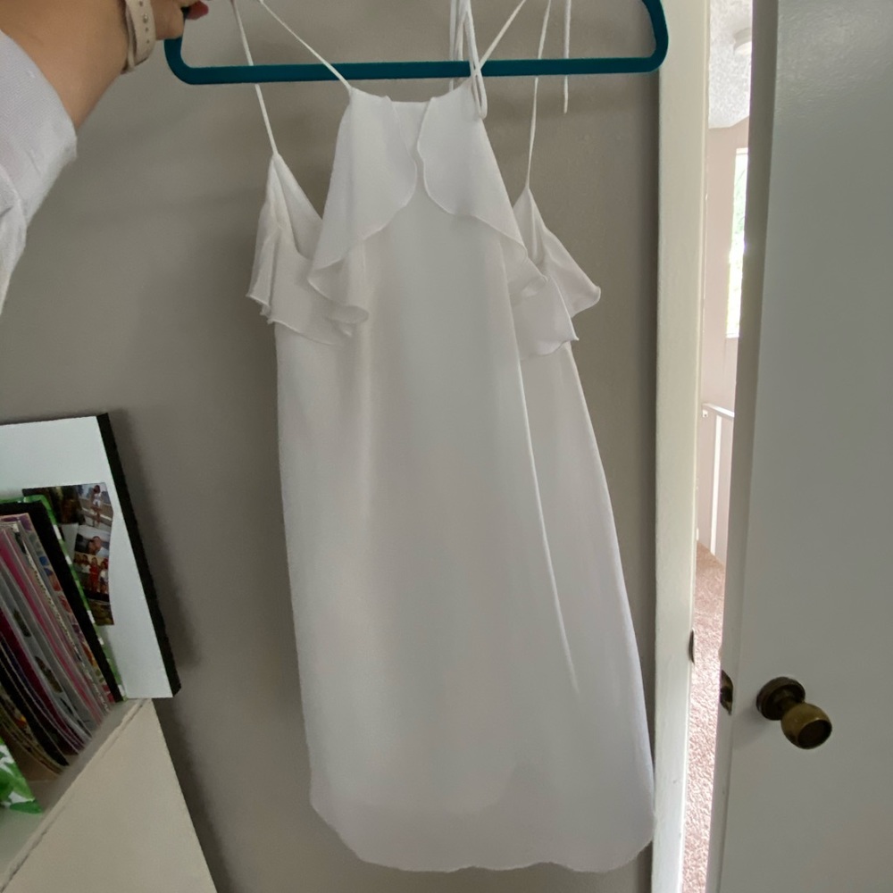 BCBG white dress